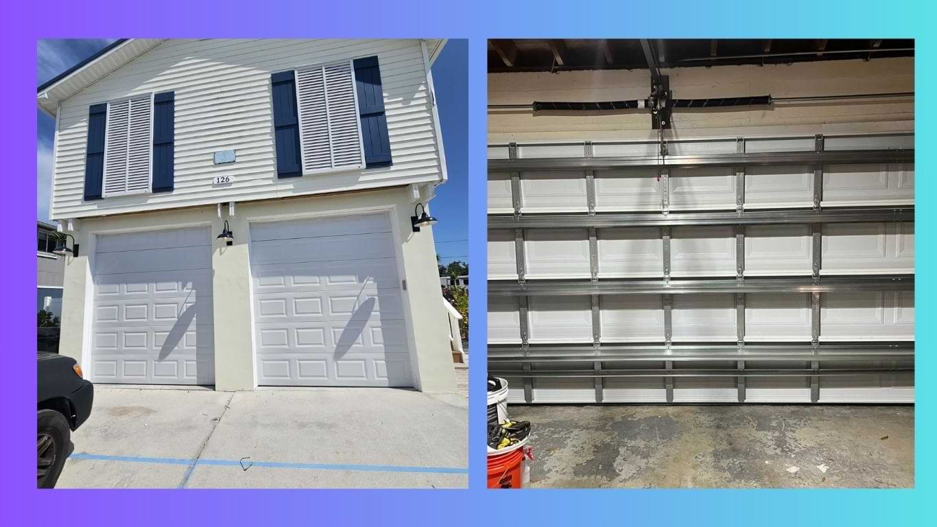 Garage Door Replacement in San Carlos Park, FL Garage Door Replacement in San Carlos Park, FL - new garage door replacing an old one in San Carlos Park