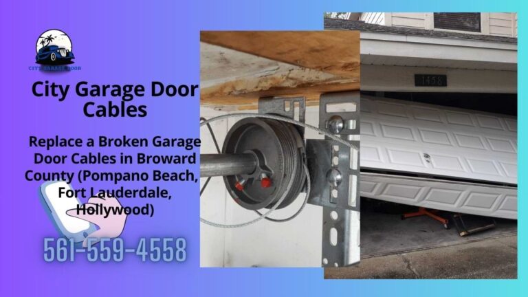 Garage Door Cable Repair and Services