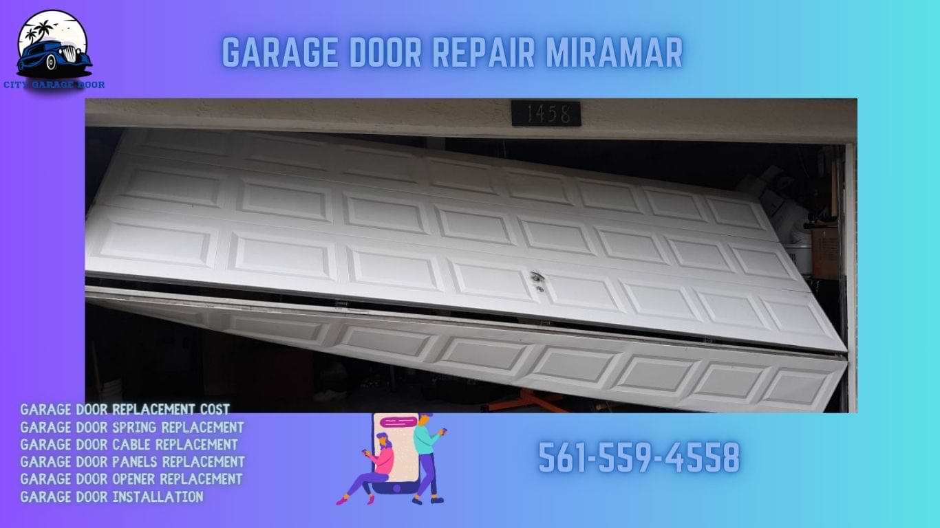 Garage Door Replacement in Pine Ridge, FL - new garage door replacing an old one in Pine Ridge