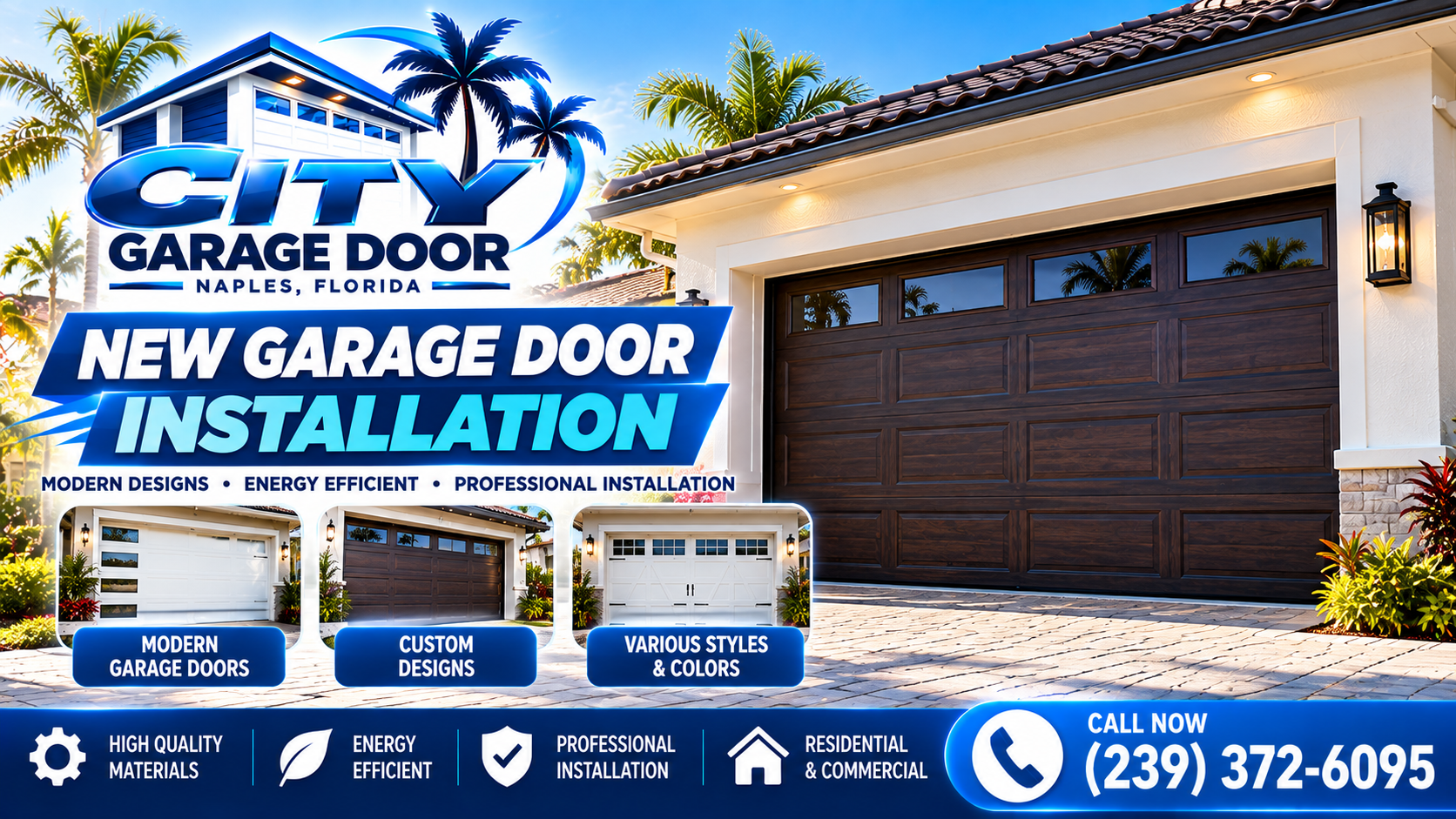 New Garage Doors in Naples, FL