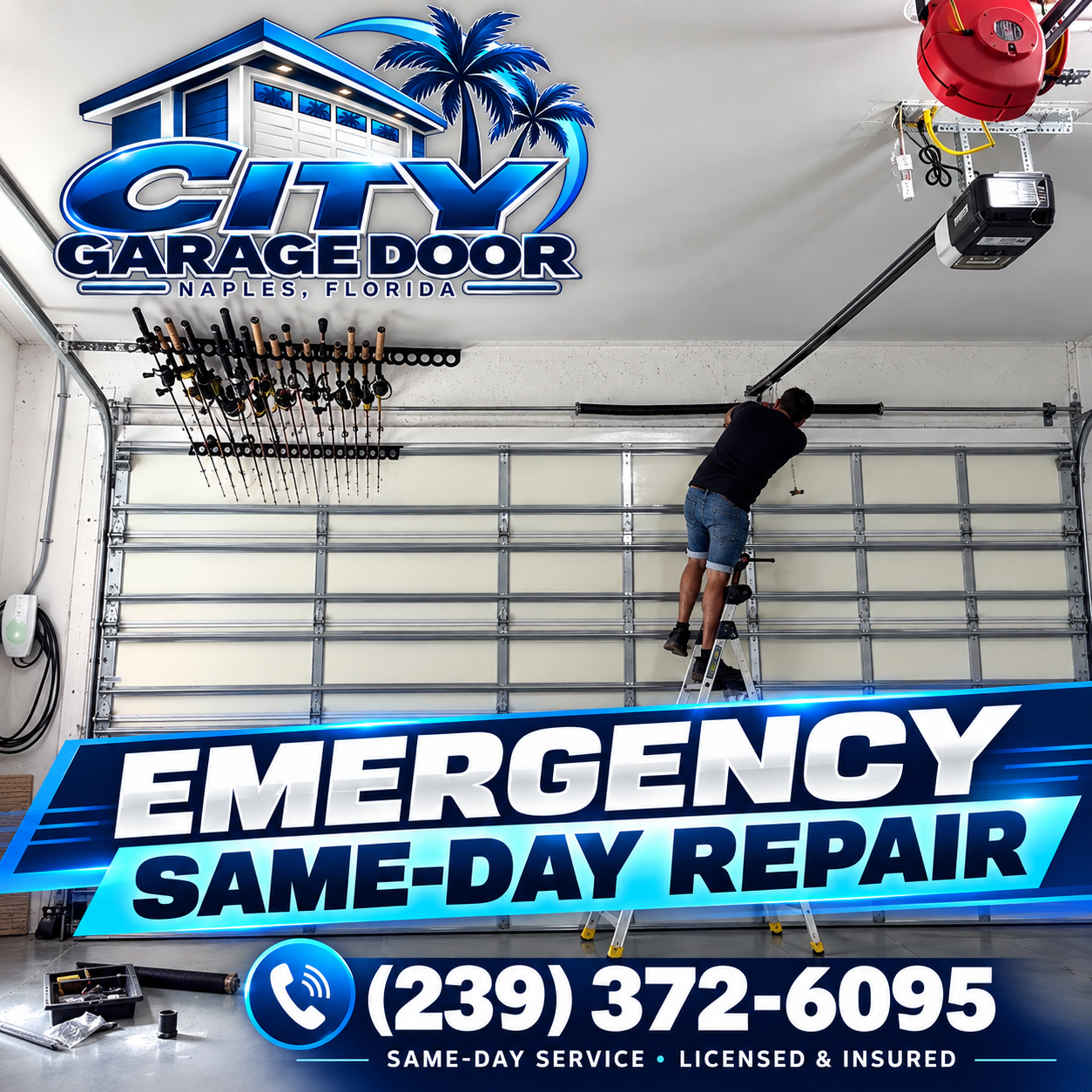 Emergency Garage Door Repair in Orangetree, FL Emergency Garage Door Repair in Orangetree, FL - 24 hour emergency garage door technician in Orangetree