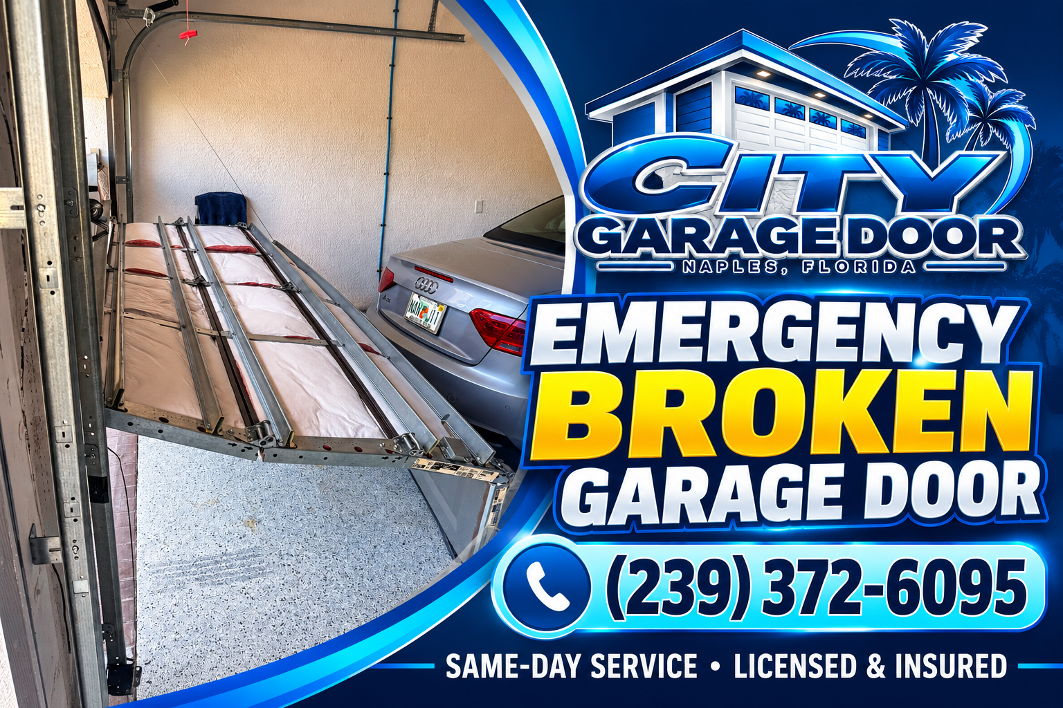 Emergency Garage Door Repair in Immokalee, FL - 24 hour emergency garage door technician in Immokalee