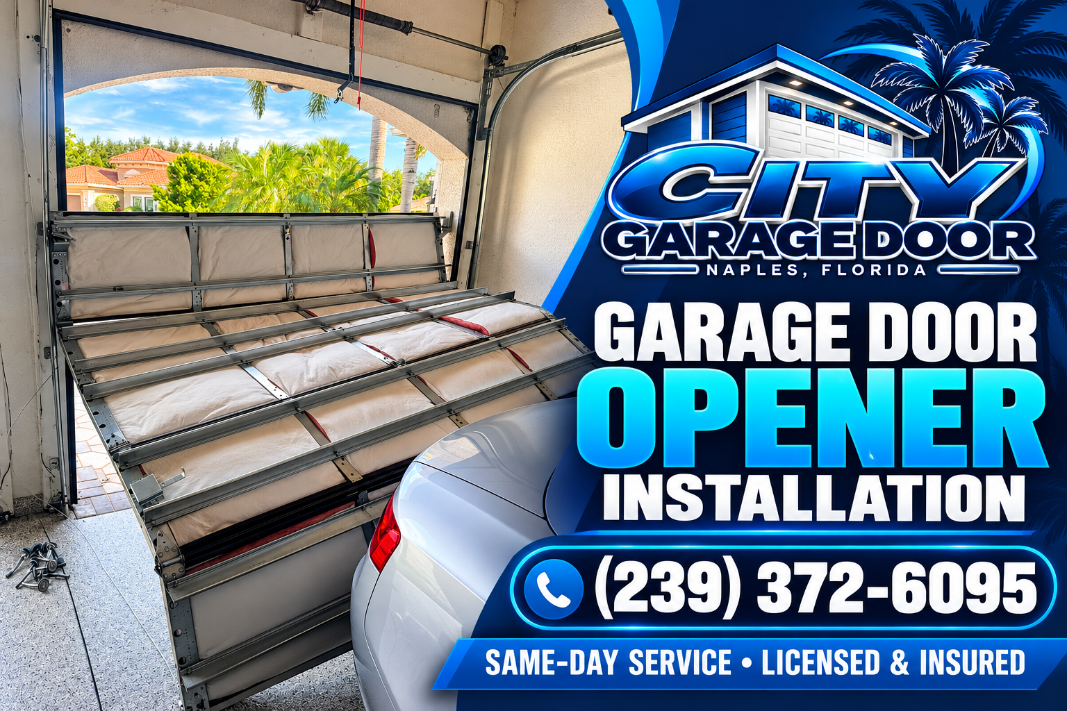 Garage door repair in Ave Maria, FL