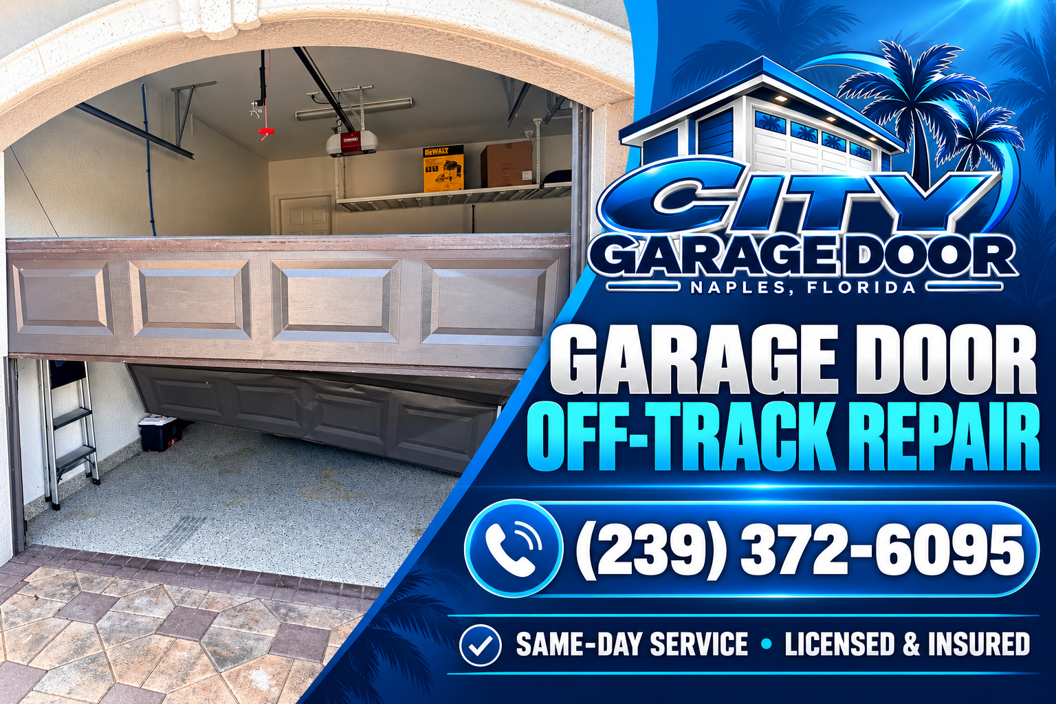 Garage door repair in Bonita Beach & Barefoot Beach, FL