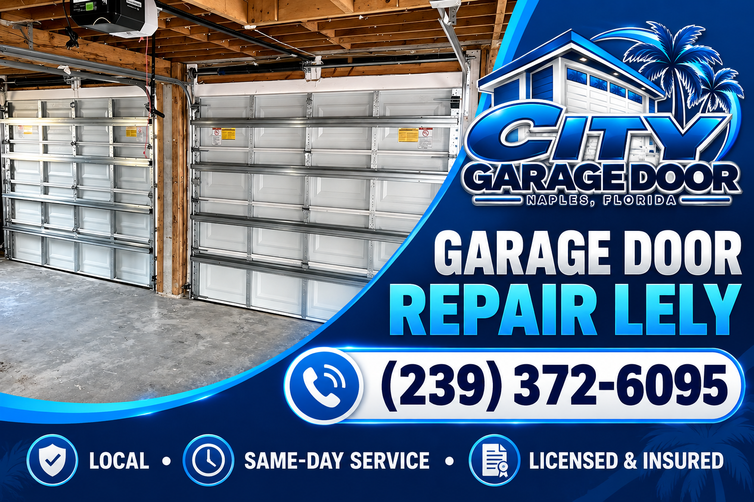 Garage Door Repair in Lely & Lely Resort, FL