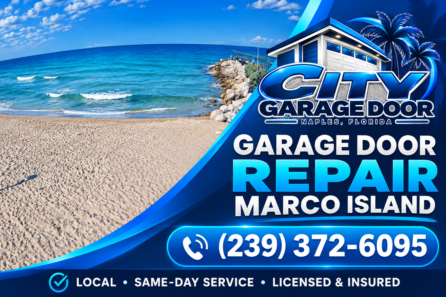 Garage door repair in Marco Island, FL