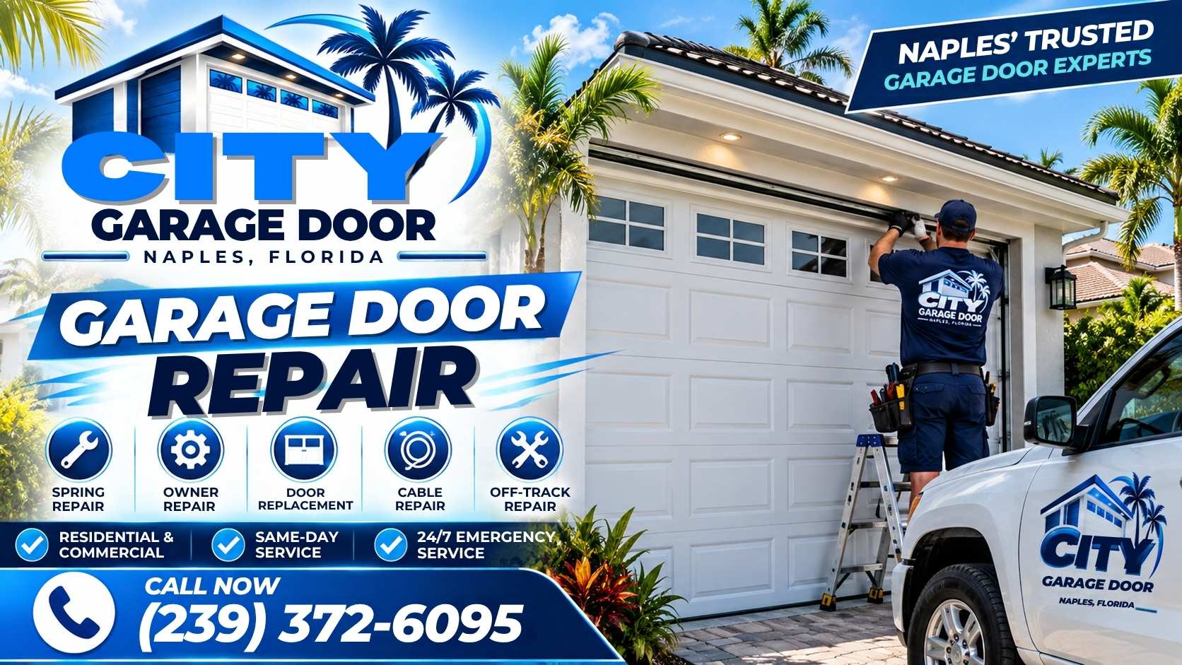 Garage Door Panel Replacement in San Carlos Park, FL Garage Door Panel Replacement in San Carlos Park, FL - replacing a single damaged garage door section in San Carlos Park